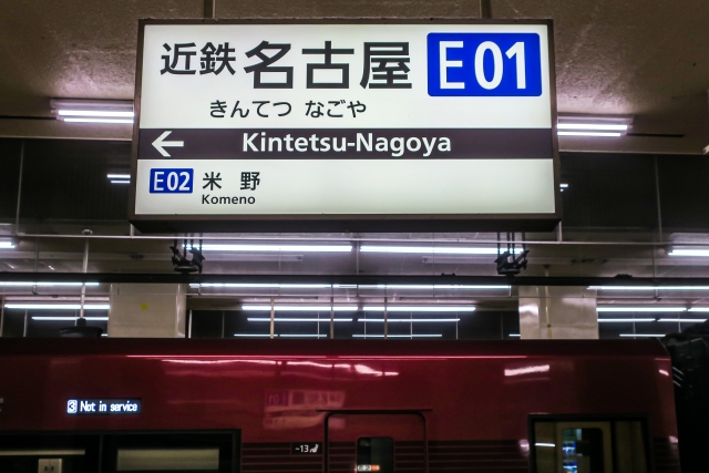 近鉄名古屋駅の看板のイメージ画像